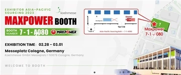 Maxpower patisipe nan Egzibisyon Koelnmesse Azi-Pasifik Sourcing 2023