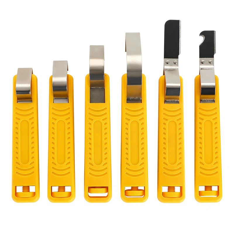 Kab Stripper rezo fil coaxial kab retire rad sou ou pens zouti pòtab Rotary retire rad sou ou