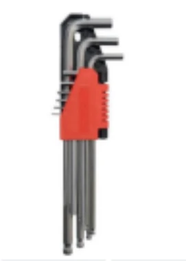 HEX KLE SET W. BOUL 9PCS 1.5-10MM LONG